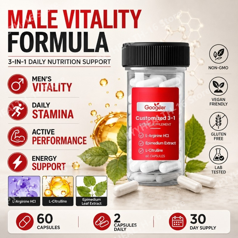 Herbal Wellness - L-Arginin HCl mit L-Citrullin und Epimedium-Blattextrakt