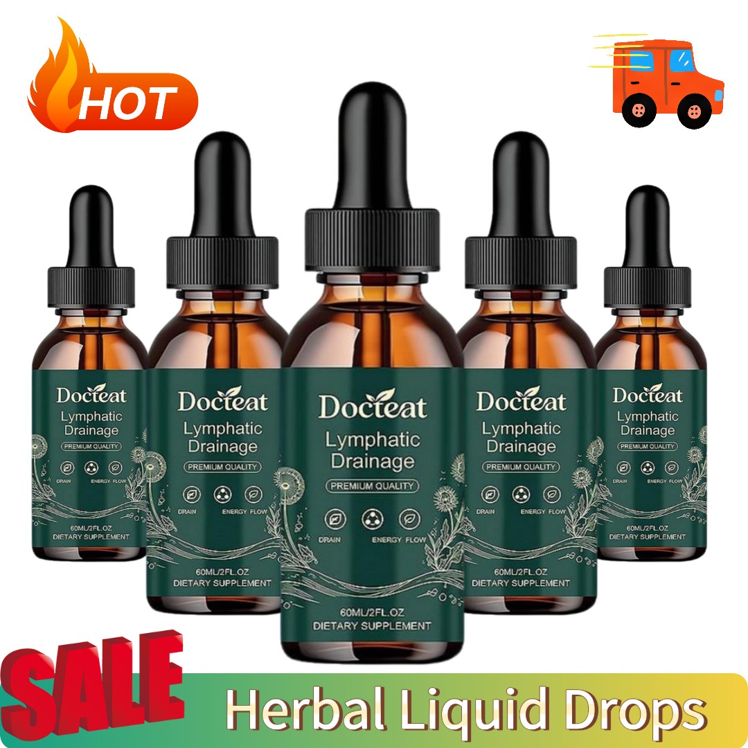 Herbal Wellness Liquid - Kräuter-Flüssigkeitstropfen Natürliche Körperpflege-Essenz Atemwegspflege-Tropfen Organische Formel