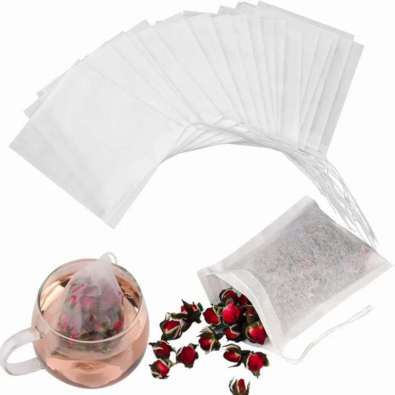 Herbal Wellness Products - 100 Stück Einweg-Teebeutel aus Vliesstoff, Filterbeutel