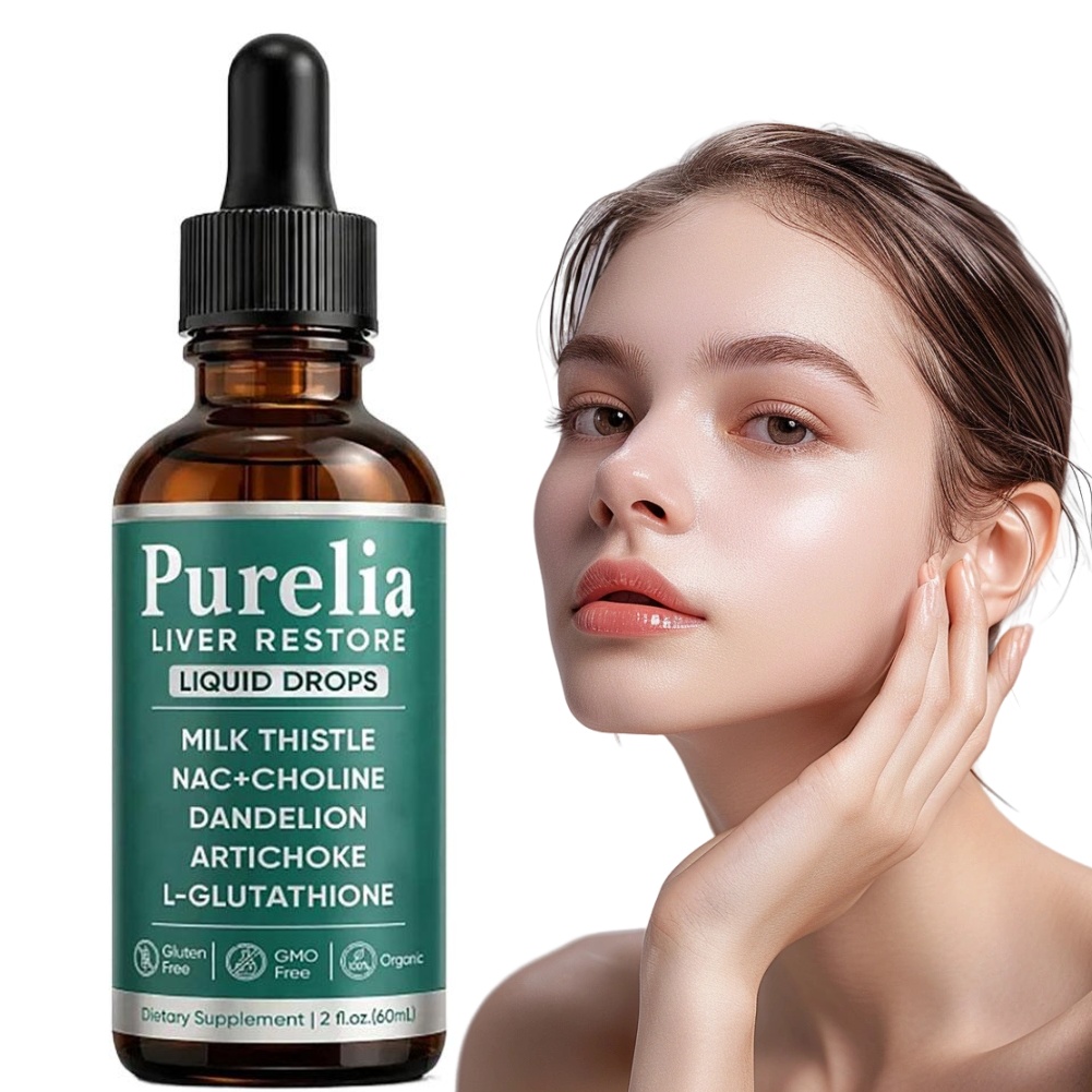 Herbal Wellness Liquid - Mariendistel-Kräuter-Tropfen 60ml NAC Cholin Löwenzahn Artischocke