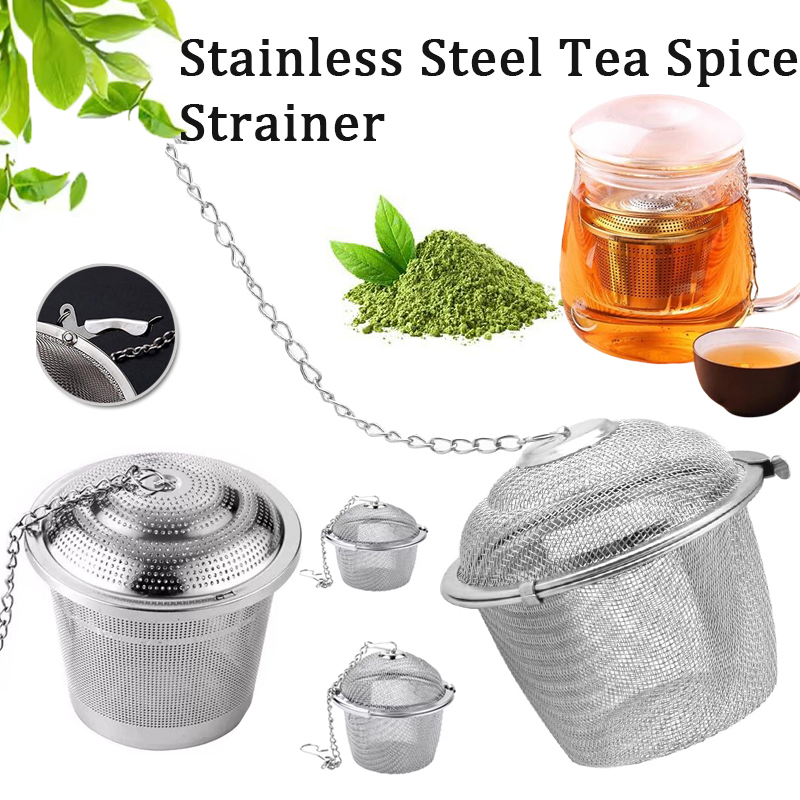 1-2Pcs Edelstahl Tee Gewürz Si – Herbal Wellness Products Bewertung und Preis