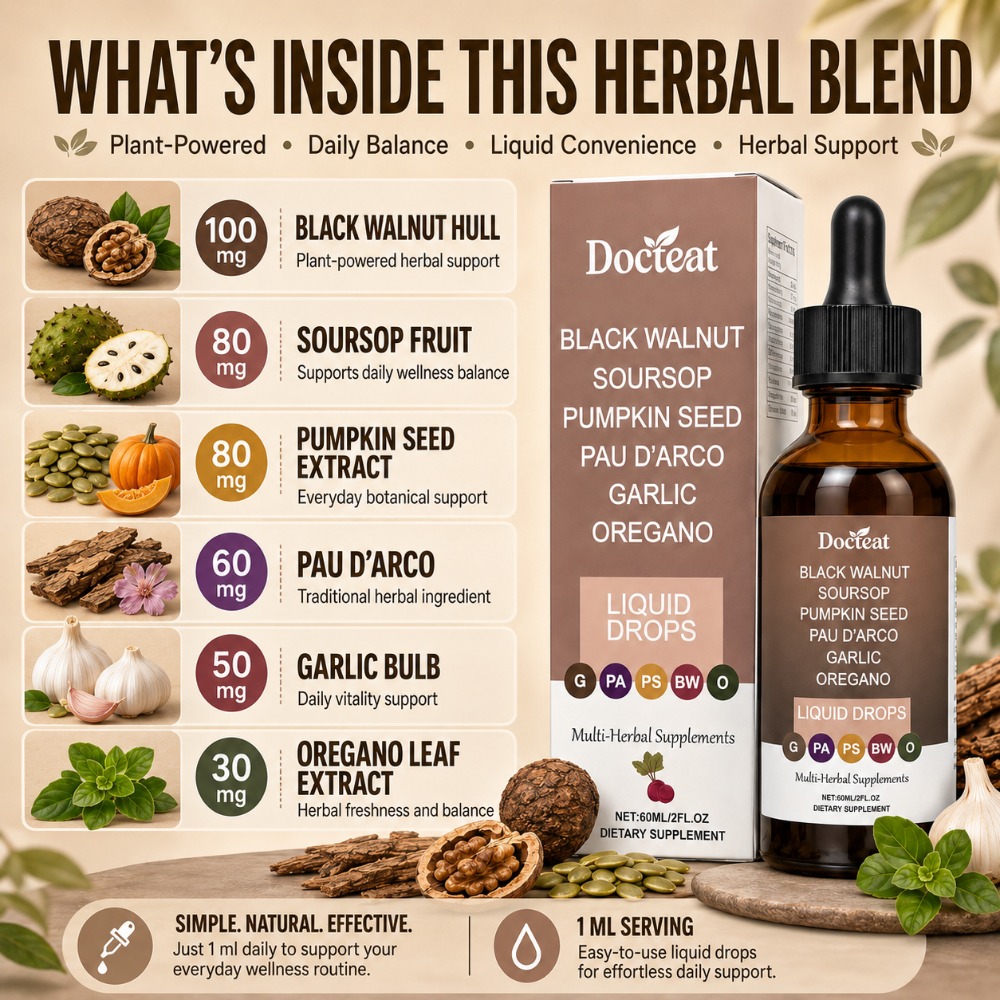 Docteat Schwarznuss-Sauersop-F – Herbal Wellness Liquid Bewertung und Preis