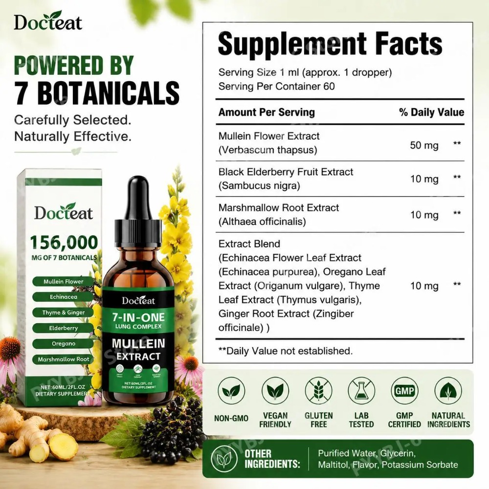 Docteat 7-in-1 Königskerzenext – Herbal Wellness Bewertung und Preis