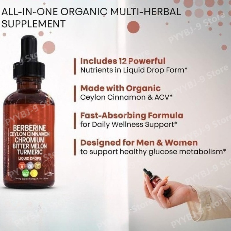 Berberin-Chrom-Kurkuma-Ginseng – Herbal Wellness Liquid Bewertung und Preis