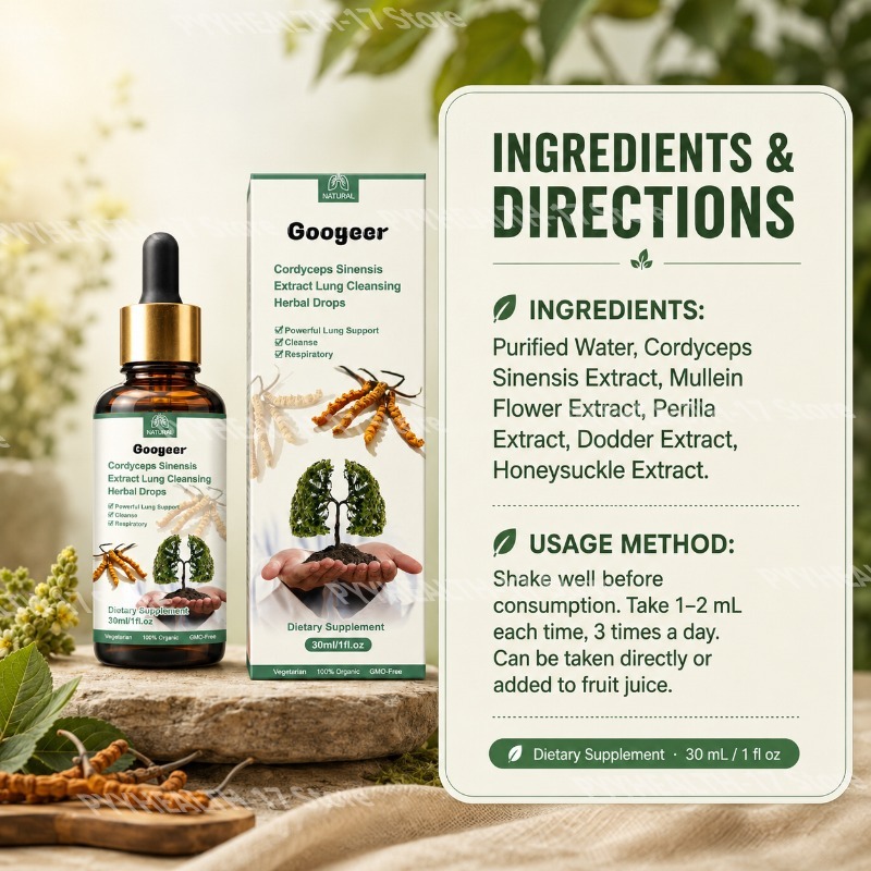 Googeer Cordyceps Tropfen Kräu – Herbal Wellness Liquid Bewertung und Preis